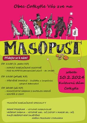 Ochutnávka doprovodného programu na MASOPUSTU